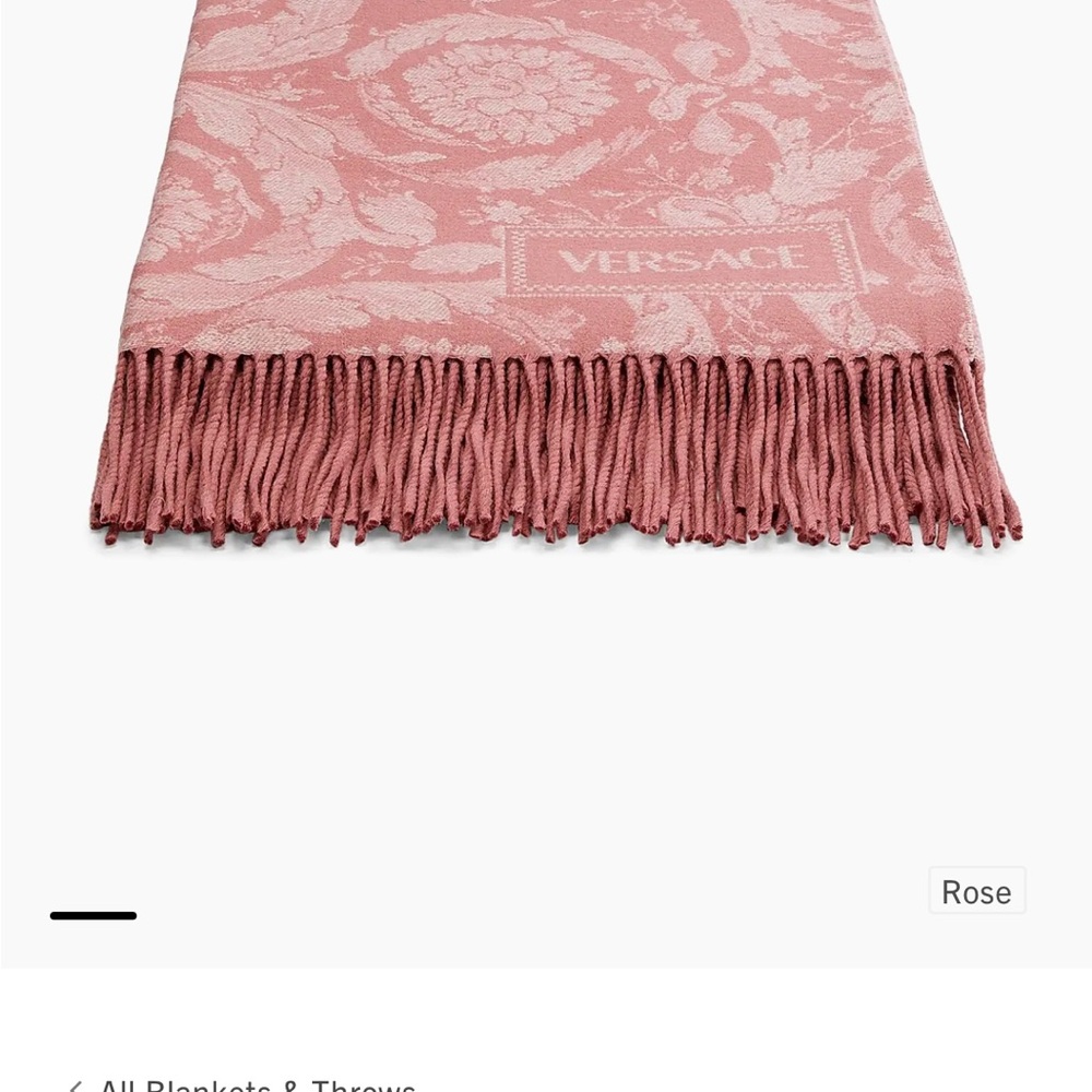Versace Cashmere Blanket